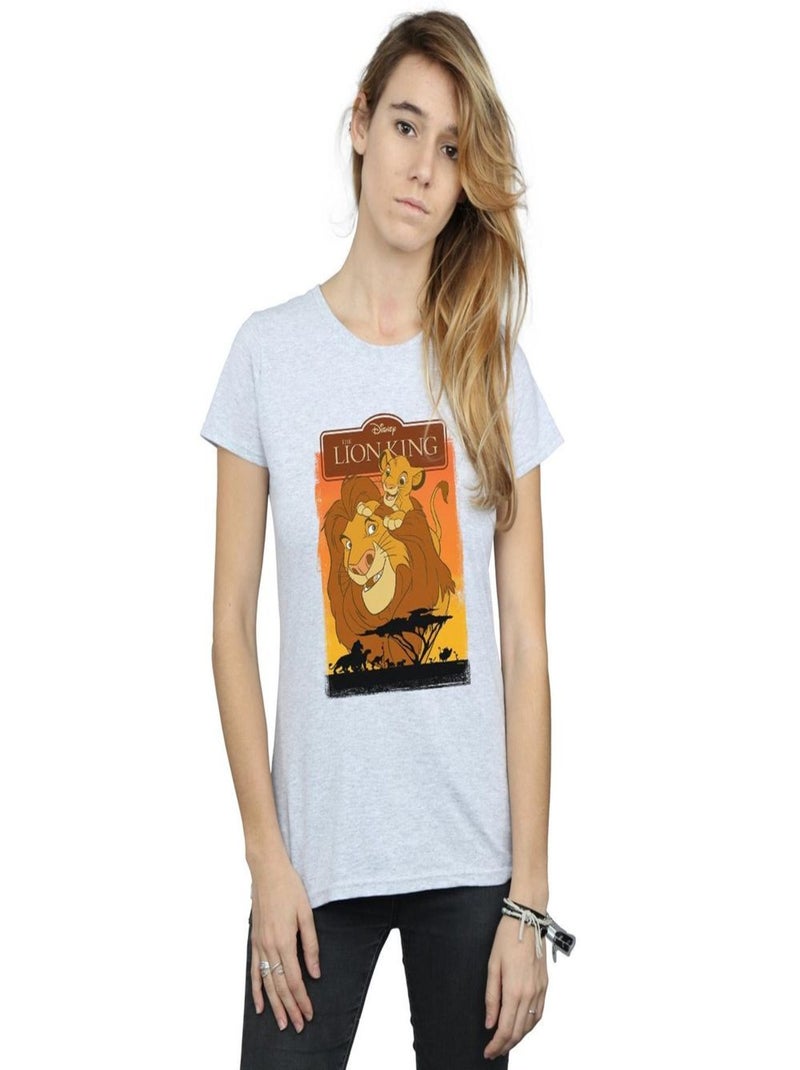 Disney - T-shirt THE LION KING Gris chiné - Kiabi