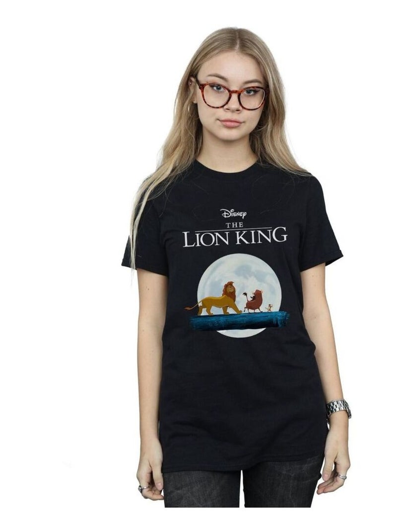Disney - T-shirt THE LION KING HAKUNA MATATA WALK Noir - Kiabi