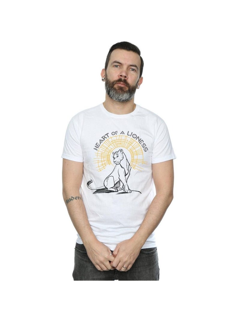 Disney - T-shirt THE LION KING HEART OF A LIONESS Blanc - Kiabi