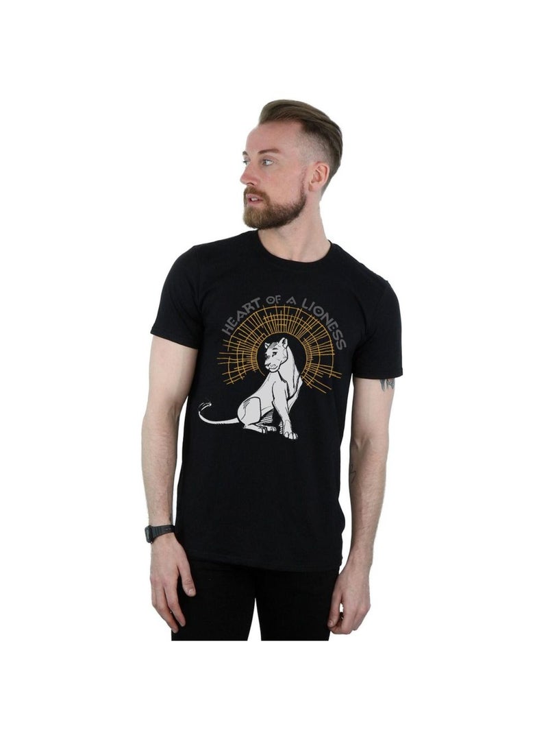 Disney - T-shirt THE LION KING HEART OF A LIONESS Noir - Kiabi