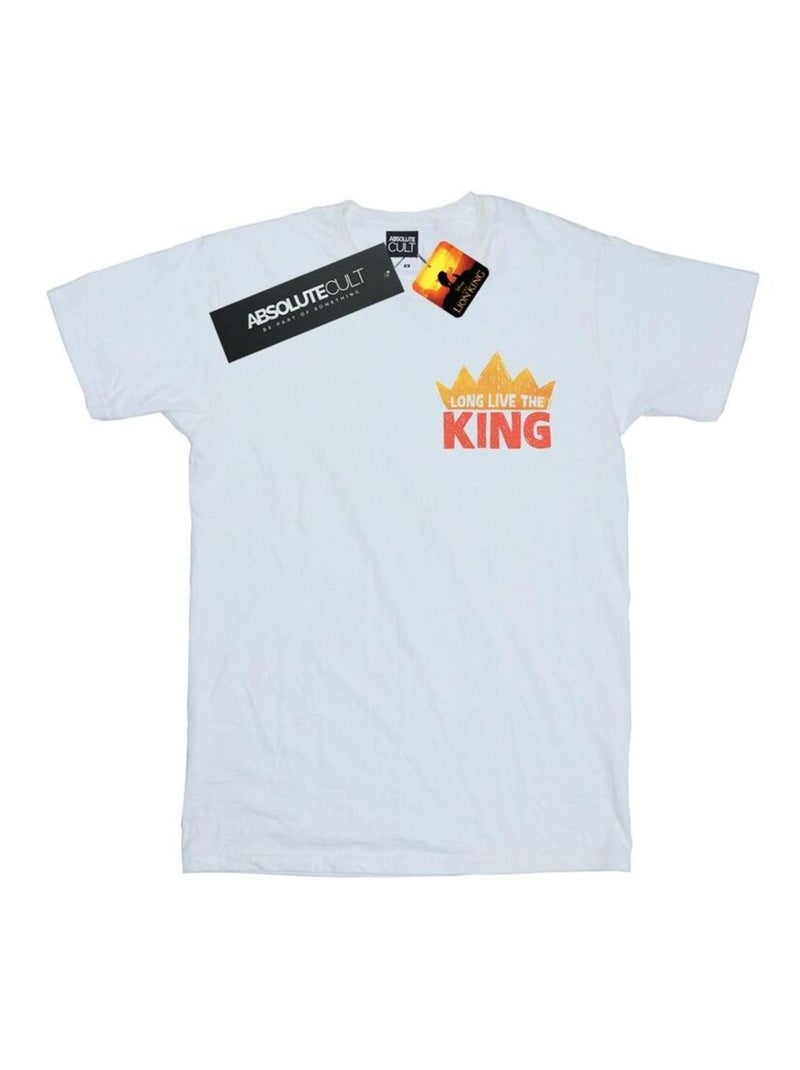 Disney - T-shirt THE LION KING LONG LIVE Blanc - Kiabi