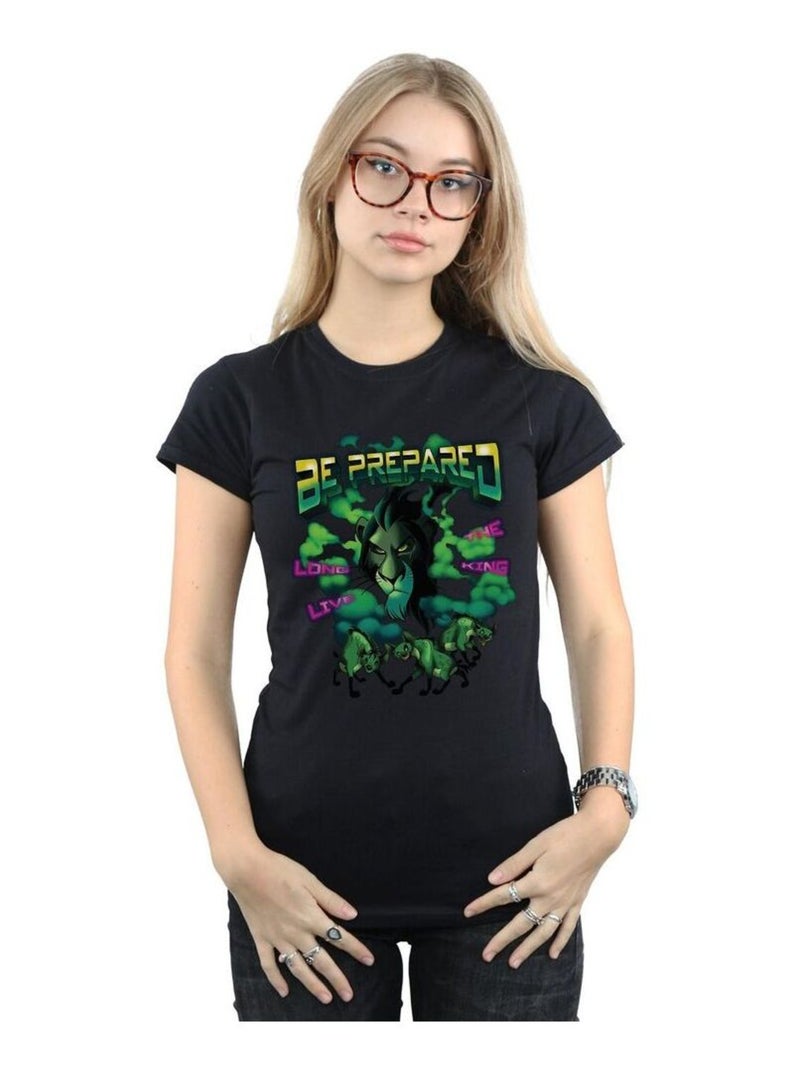 Disney - T-shirt THE LION KING LONG LIVE THE KING Noir - Kiabi