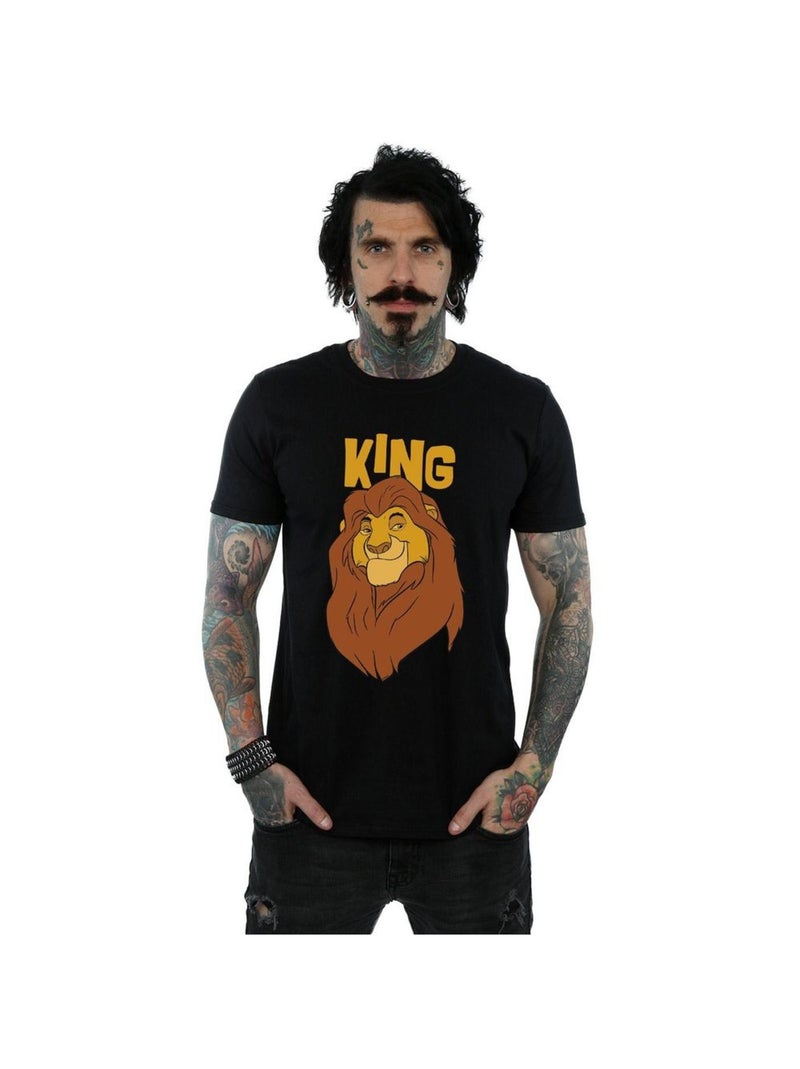 Disney - T-shirt THE LION KING MUFASA KING Noir - Kiabi