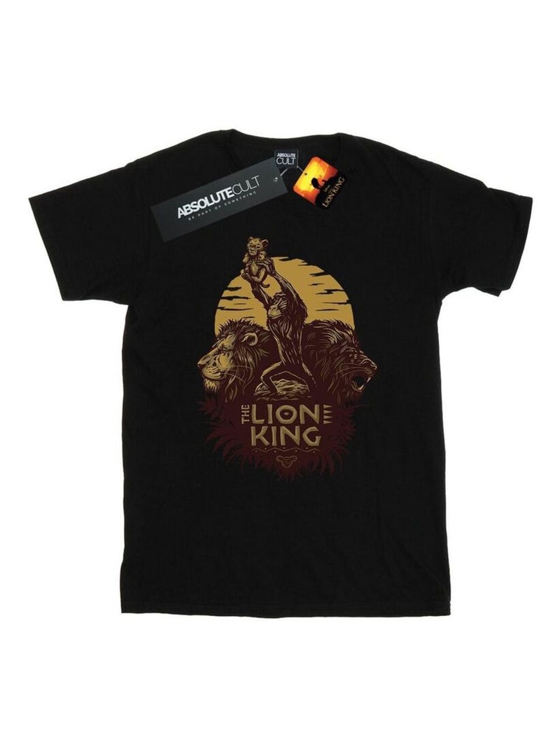 Disney - T-shirt THE LION KING Noir - Kiabi