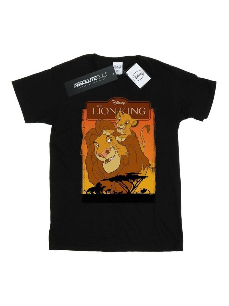 Disney - T-shirt THE LION KING Noir - Kiabi