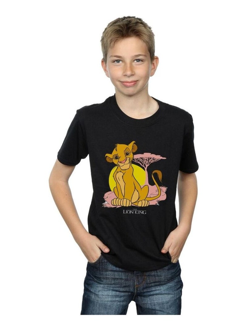 Disney - T-shirt THE LION KING Noir - Kiabi