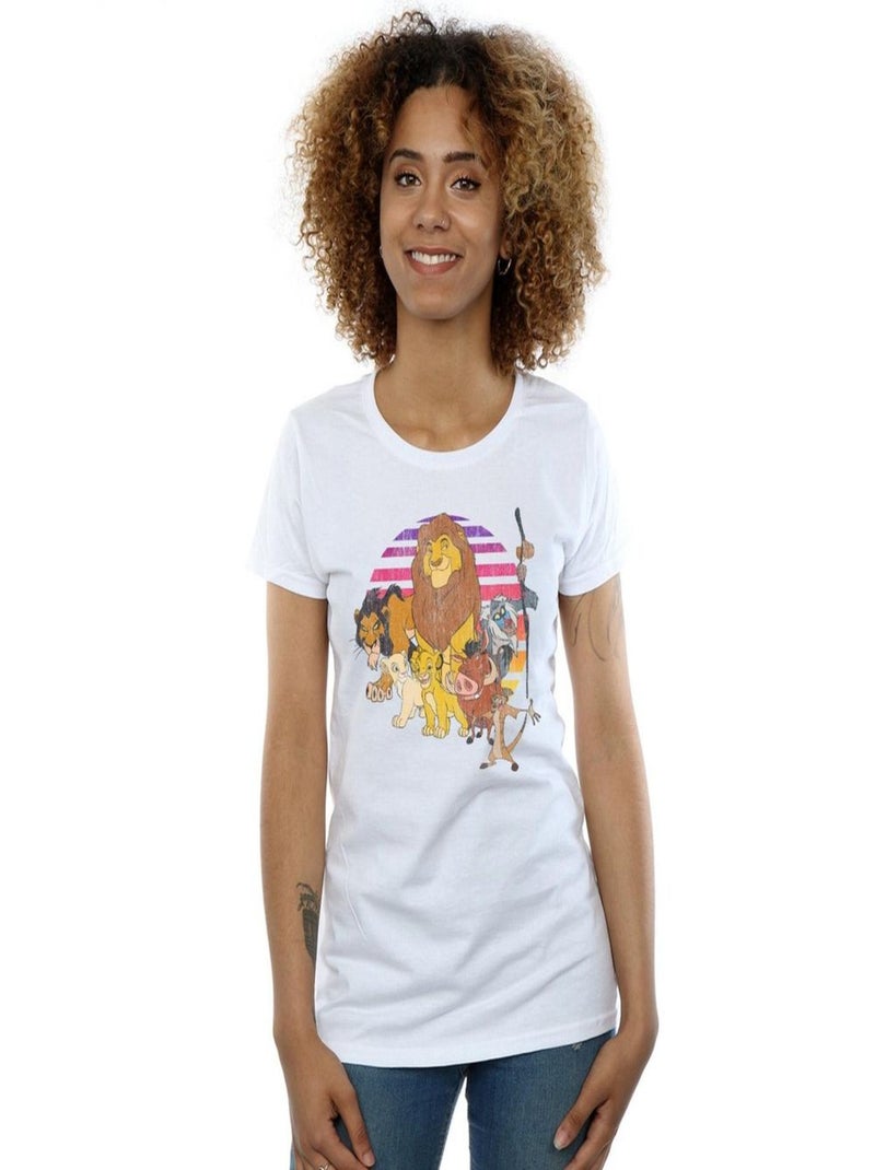 Disney - T-shirt THE LION KING PRIDE FAMILY Blanc - Kiabi