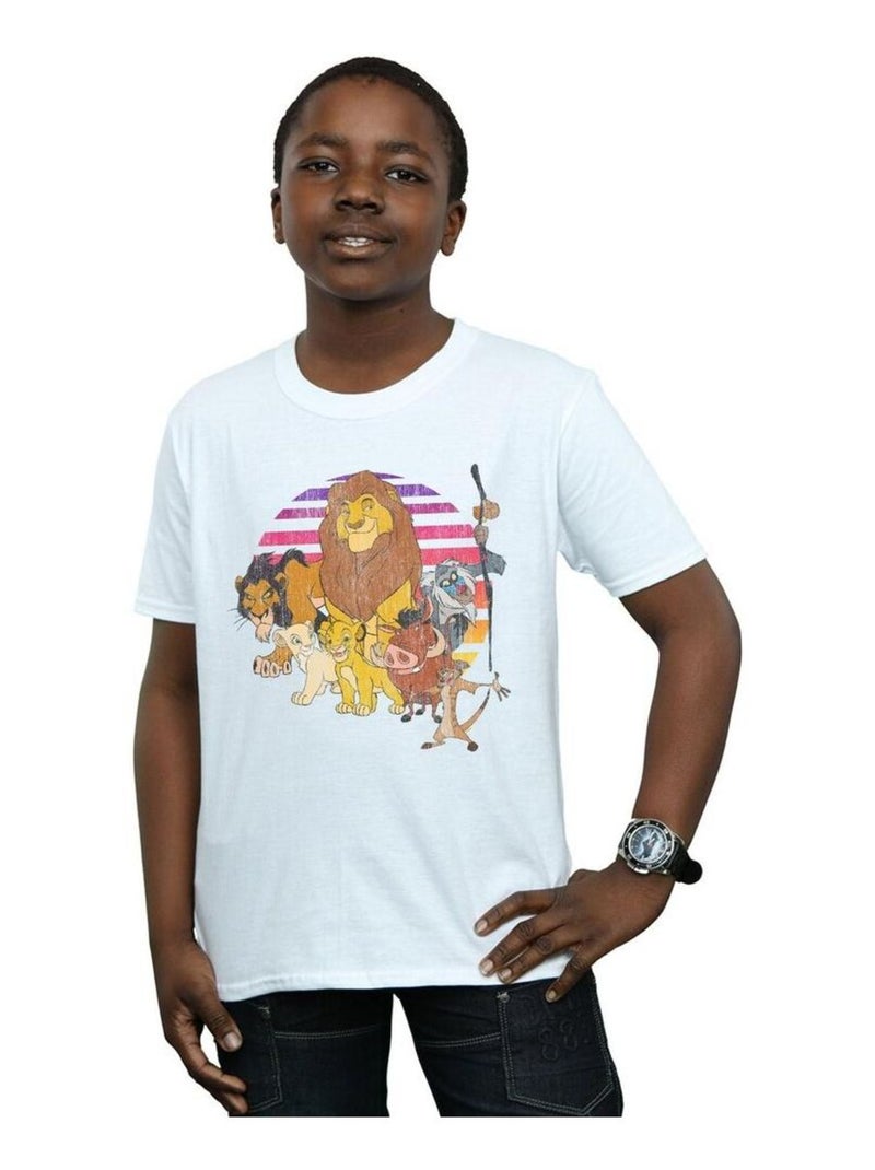 Disney - T-shirt THE LION KING PRIDE FAMILY Blanc - Kiabi