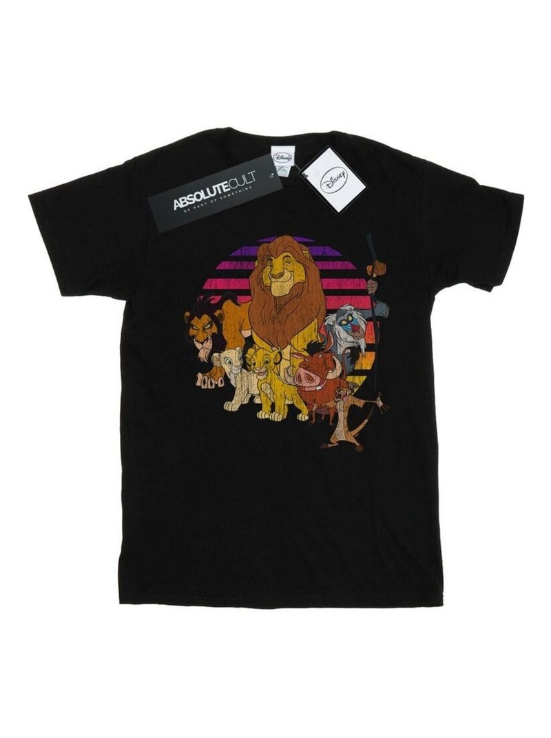 Disney - T-shirt THE LION KING PRIDE FAMILY Noir - Kiabi