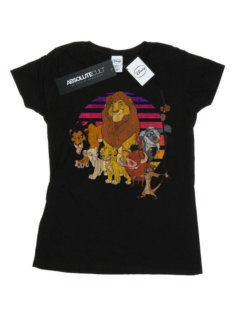 Disney - T-shirt THE LION KING PRIDE FAMILY Noir - Kiabi
