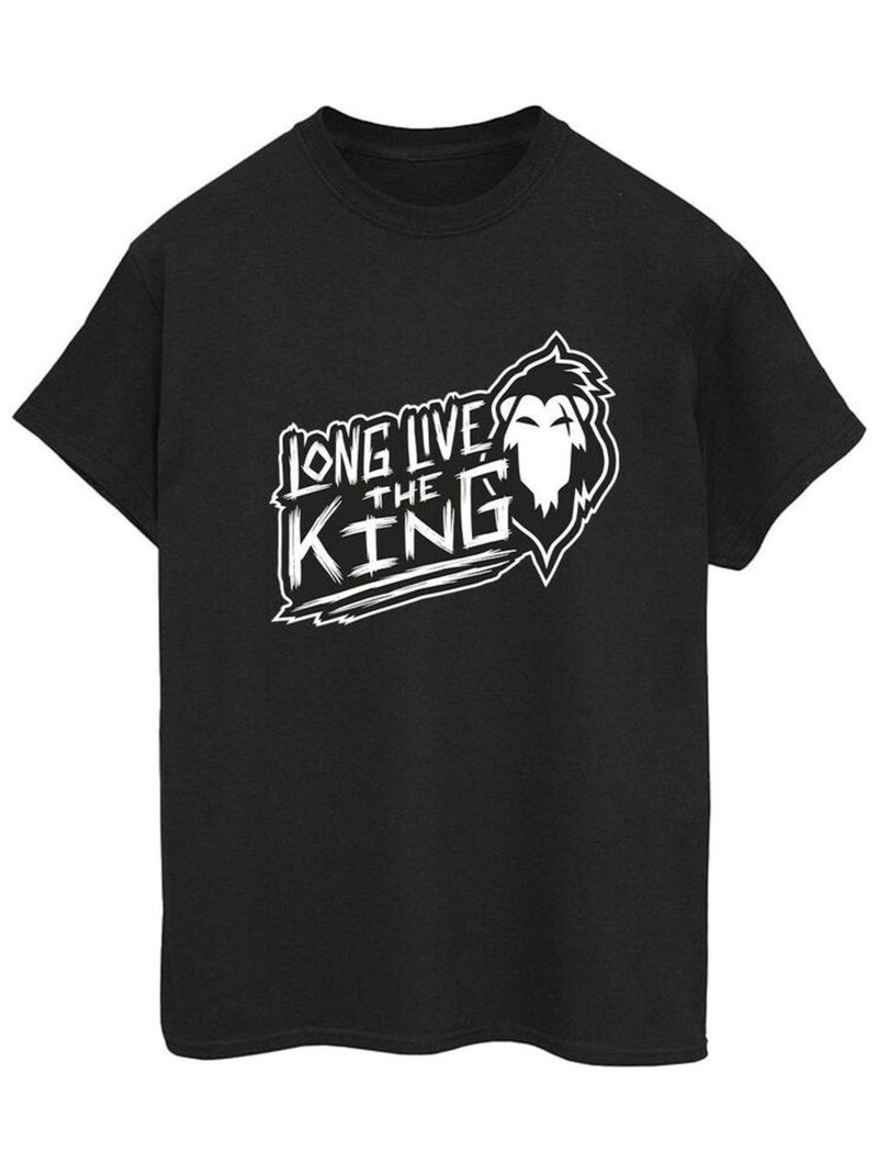 Disney - T-shirt THE LION KING THE KING Noir - Kiabi