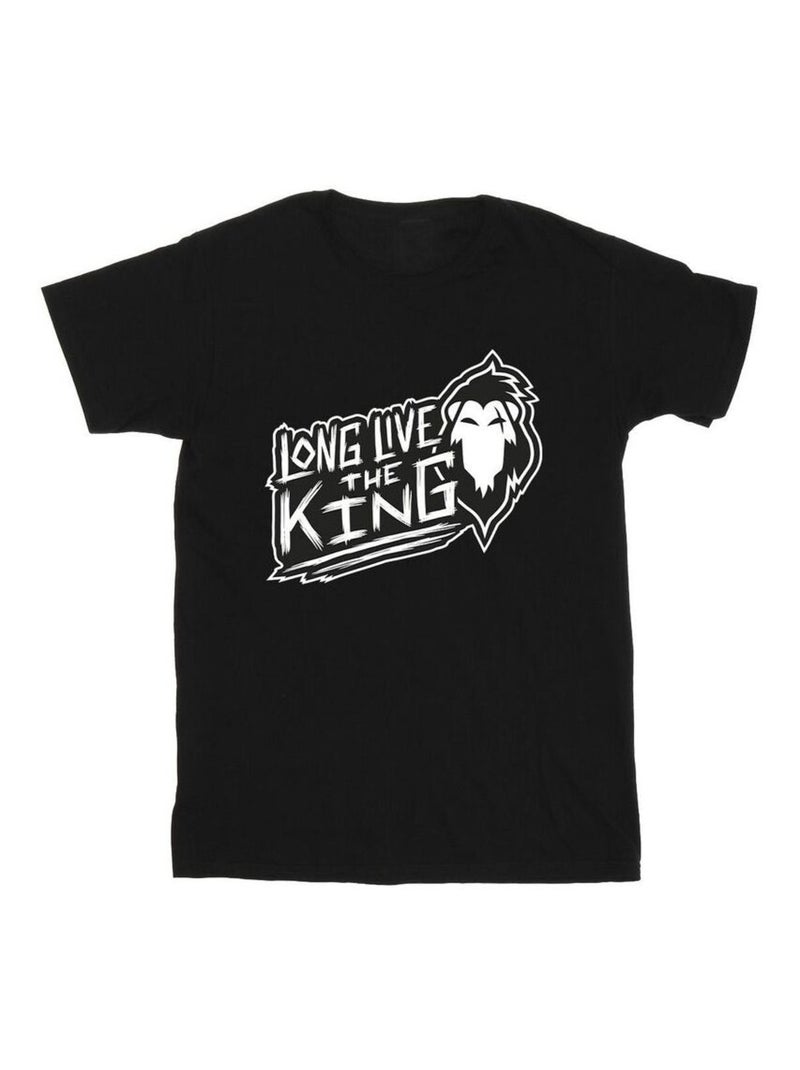 Disney - T-shirt THE LION KING THE KING Noir - Kiabi