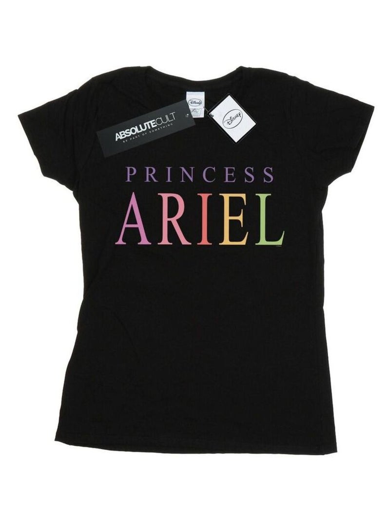Disney - T-shirt THE LITTLE MERMAID ARIEL GRAPHIC Noir - Kiabi