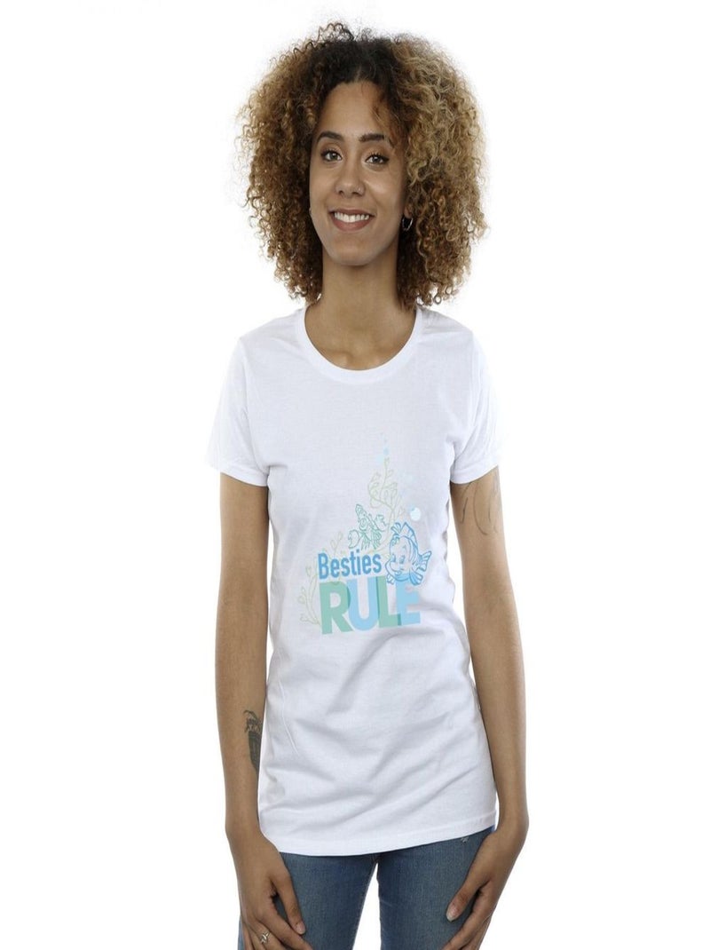 Disney - T-shirt THE LITTLE MERMAID BESTIES Blanc - Kiabi