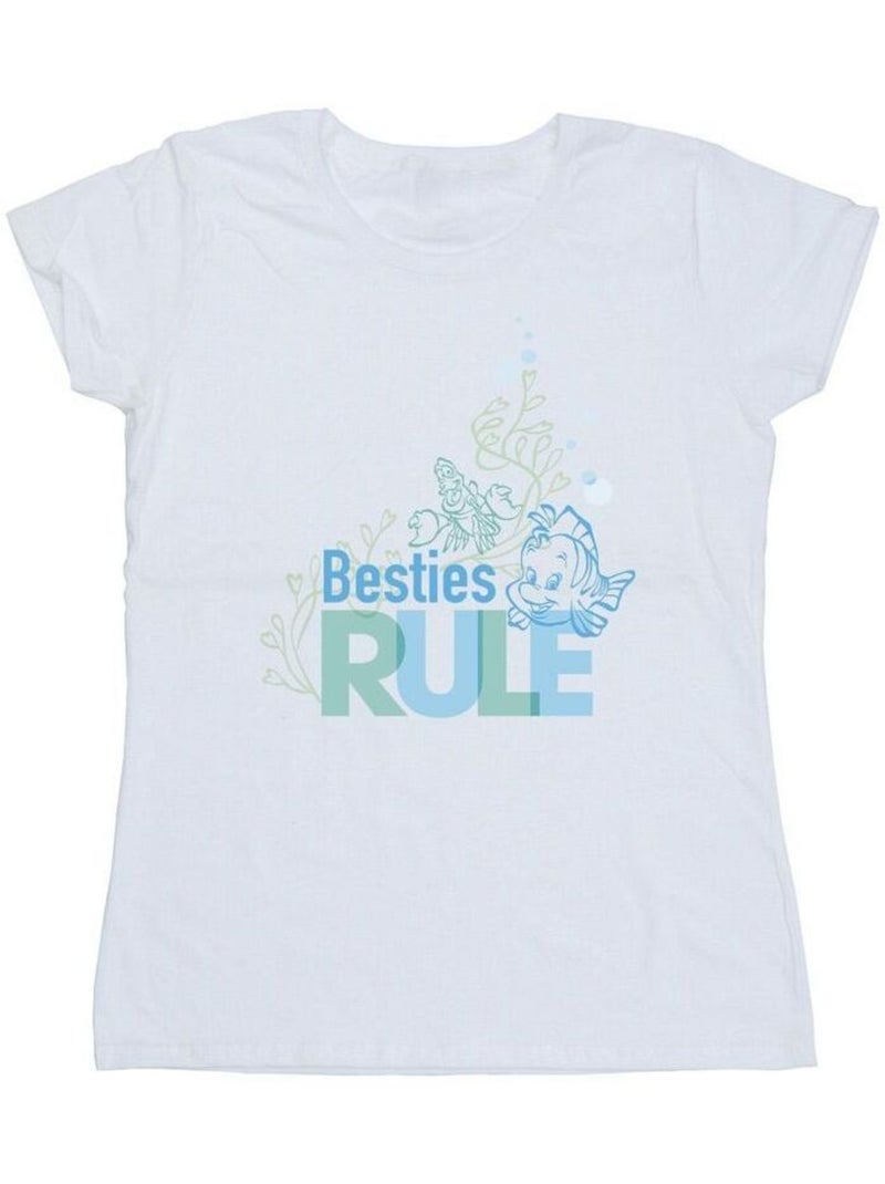 Disney - T-shirt THE LITTLE MERMAID BESTIES Blanc - Kiabi