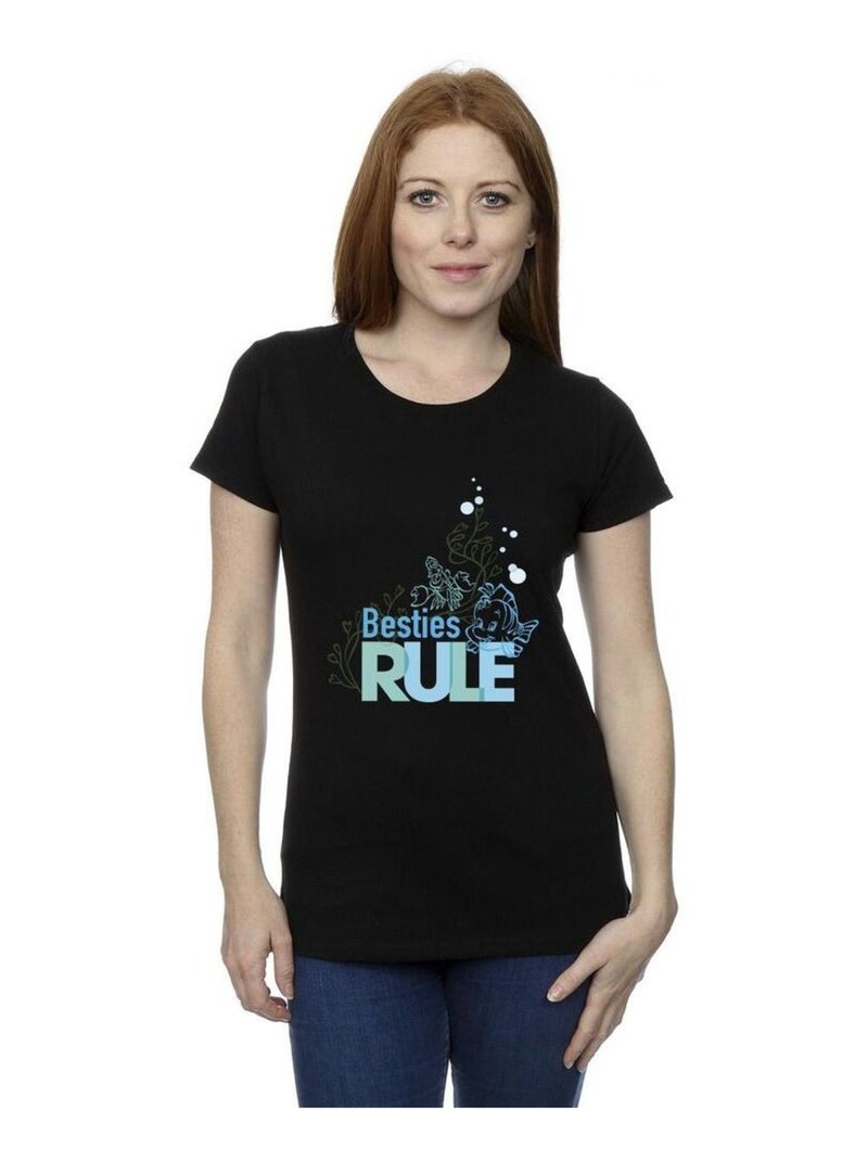 Disney - T-shirt THE LITTLE MERMAID BESTIES Noir - Kiabi
