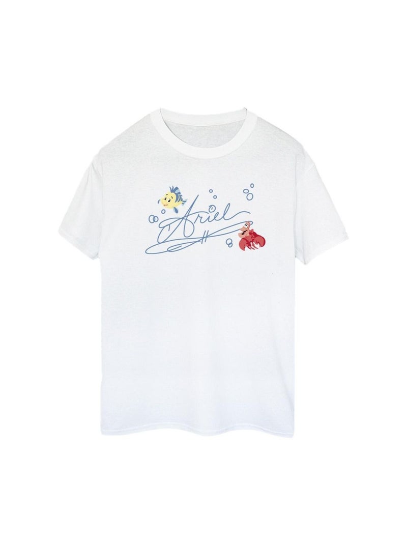 Disney - T-shirt THE LITTLE MERMAID Blanc - Kiabi