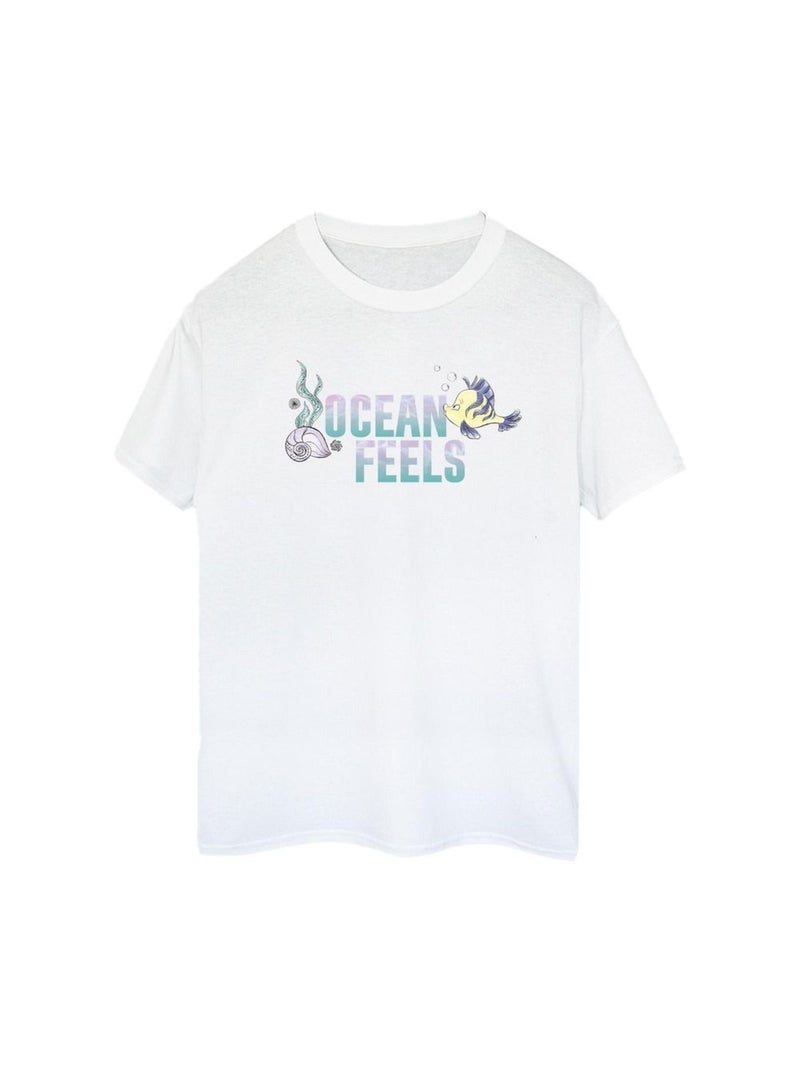 Disney - T-shirt THE LITTLE MERMAID Blanc - Kiabi