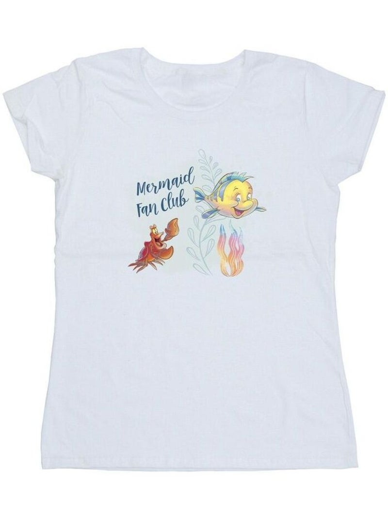 Disney - T-shirt THE LITTLE MERMAID CLUB Blanc - Kiabi