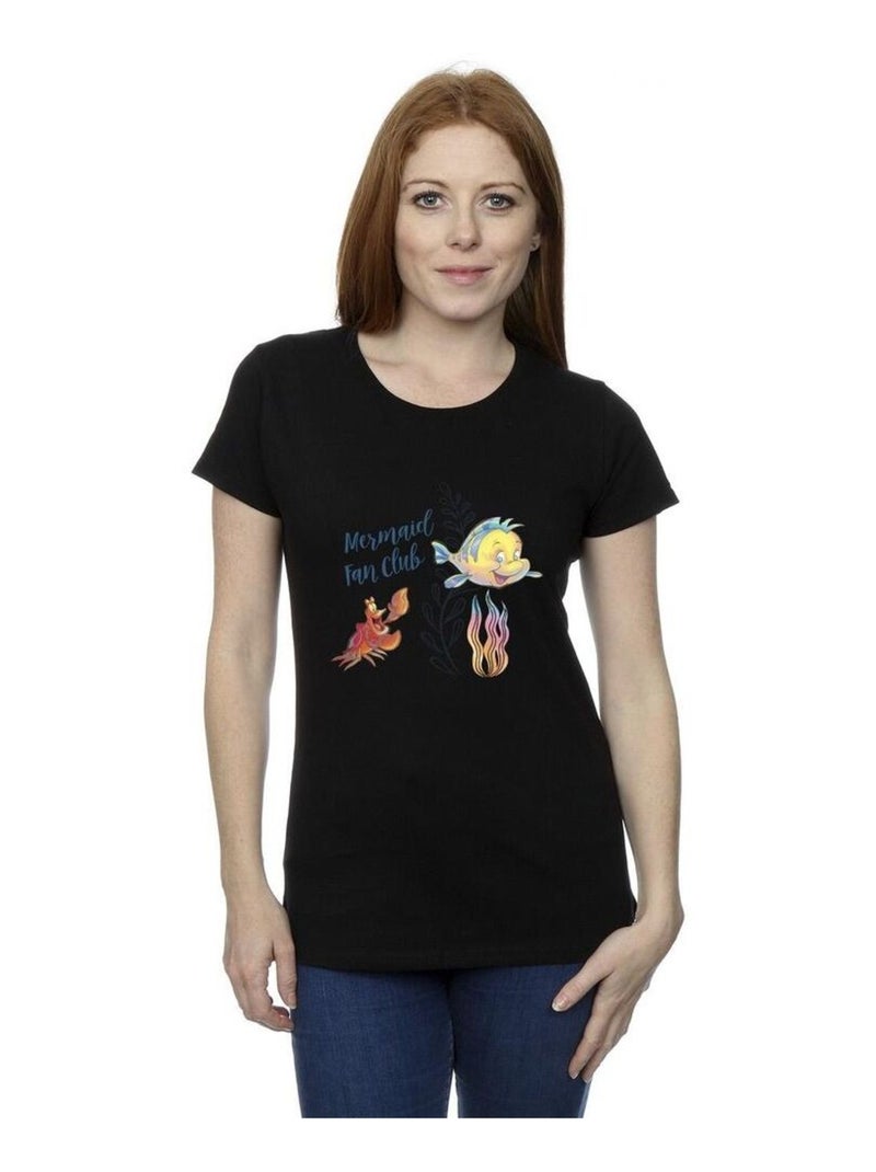 Disney - T-shirt THE LITTLE MERMAID CLUB Noir - Kiabi