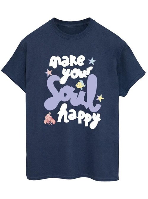 Disney - T-shirt THE LITTLE MERMAID HAPPY - Kiabi