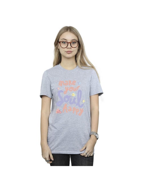 Disney - T-shirt THE LITTLE MERMAID HAPPY - Kiabi Disney - T-shirt THE LITTLE MERMAID HAPPY - Kiabi