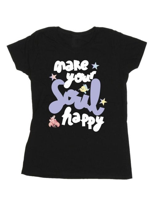 Disney - T-shirt THE LITTLE MERMAID HAPPY - Kiabi Disney - T-shirt THE LITTLE MERMAID HAPPY - Kiabi