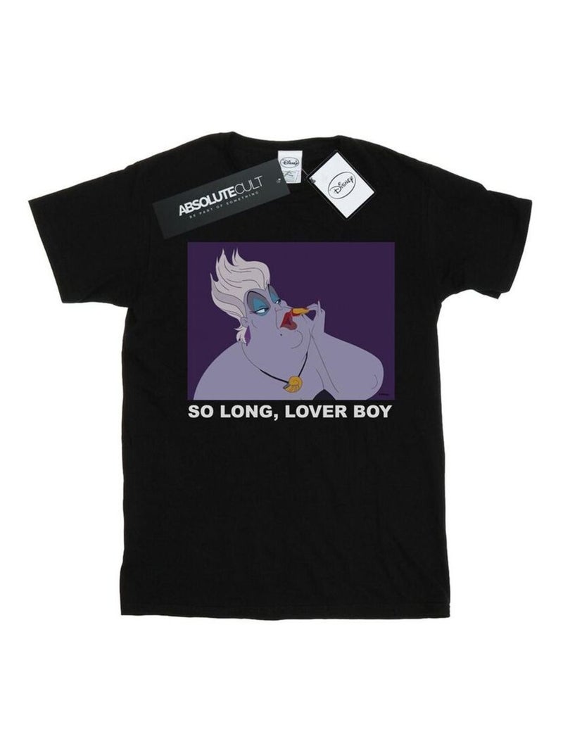 Disney - T-shirt THE LITTLE MERMAID LOVER BOY Noir - Kiabi