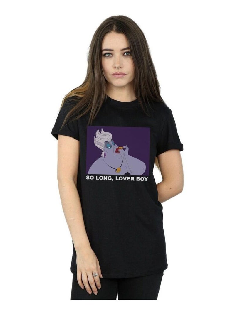 Disney - T-shirt THE LITTLE MERMAID LOVER BOY Noir - Kiabi