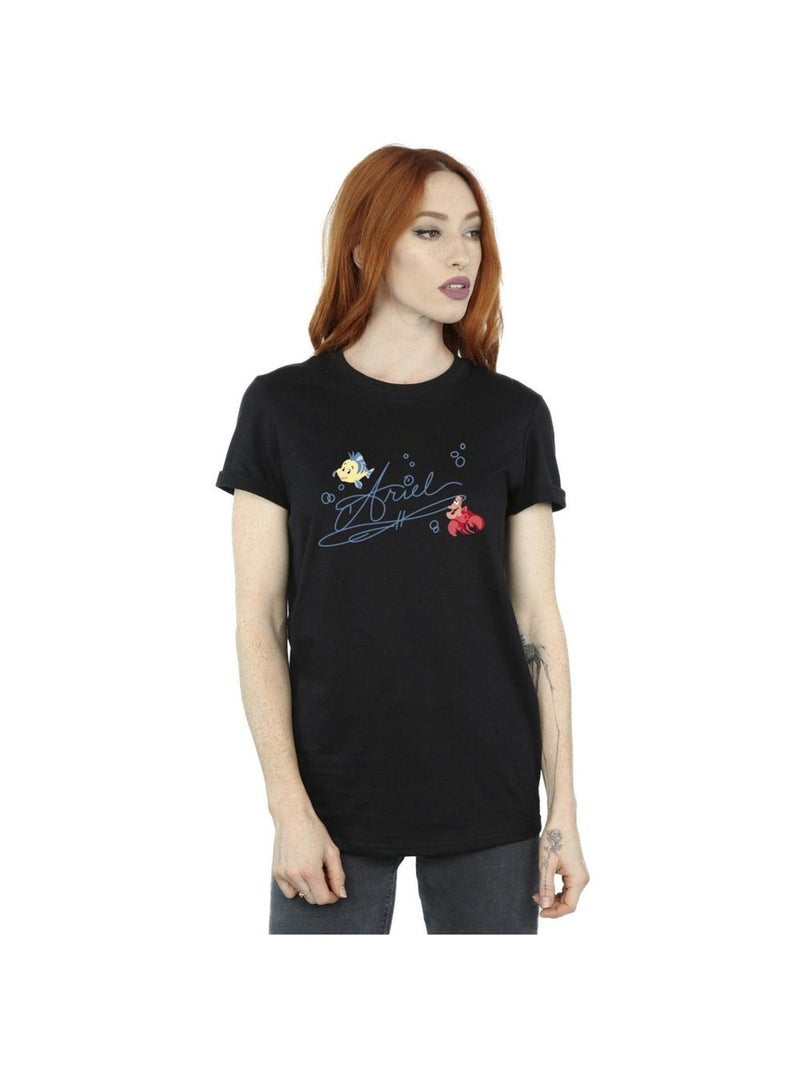 Disney - T-shirt THE LITTLE MERMAID Noir - Kiabi