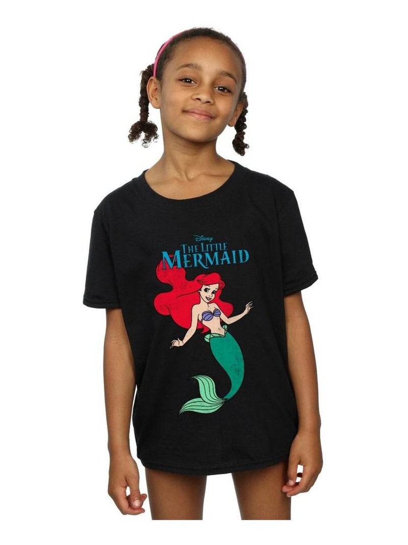 Disney - T-shirt THE LITTLE MERMAID Noir - Kiabi