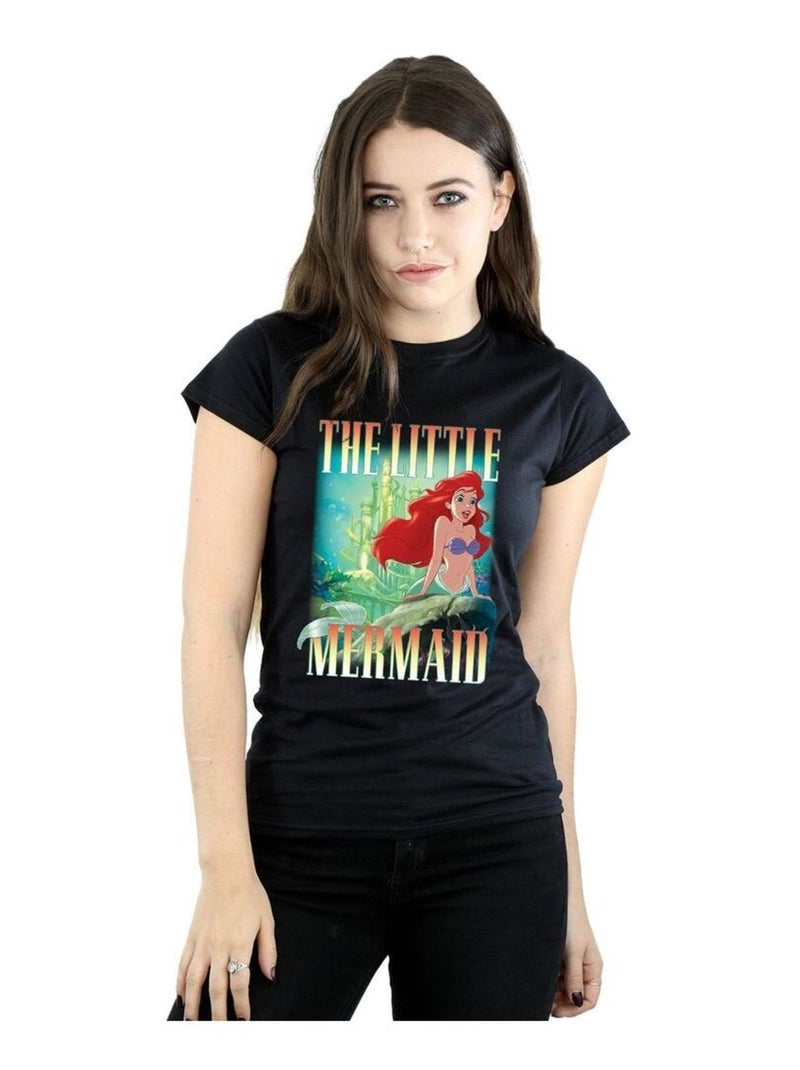 Disney - T-shirt THE LITTLE MERMAID Noir - Kiabi