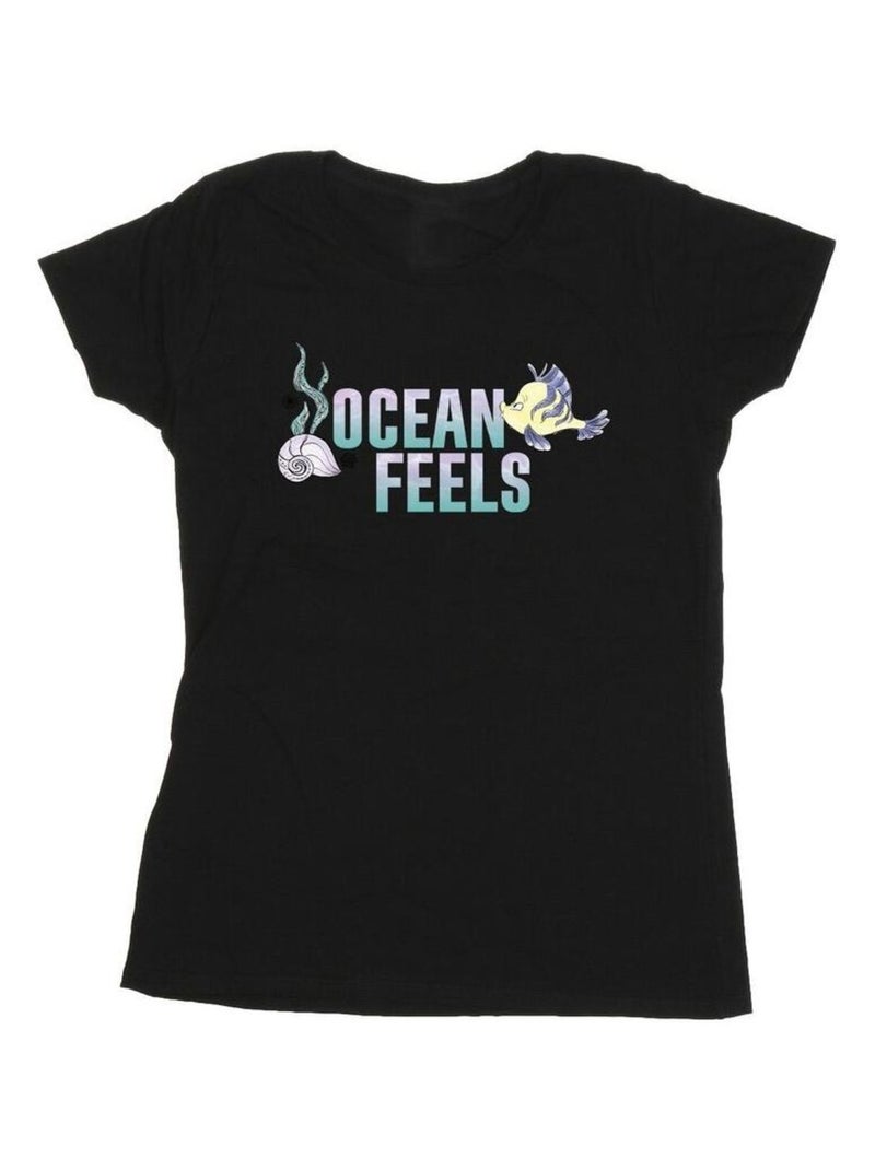 Disney - T-shirt THE LITTLE MERMAID Noir - Kiabi