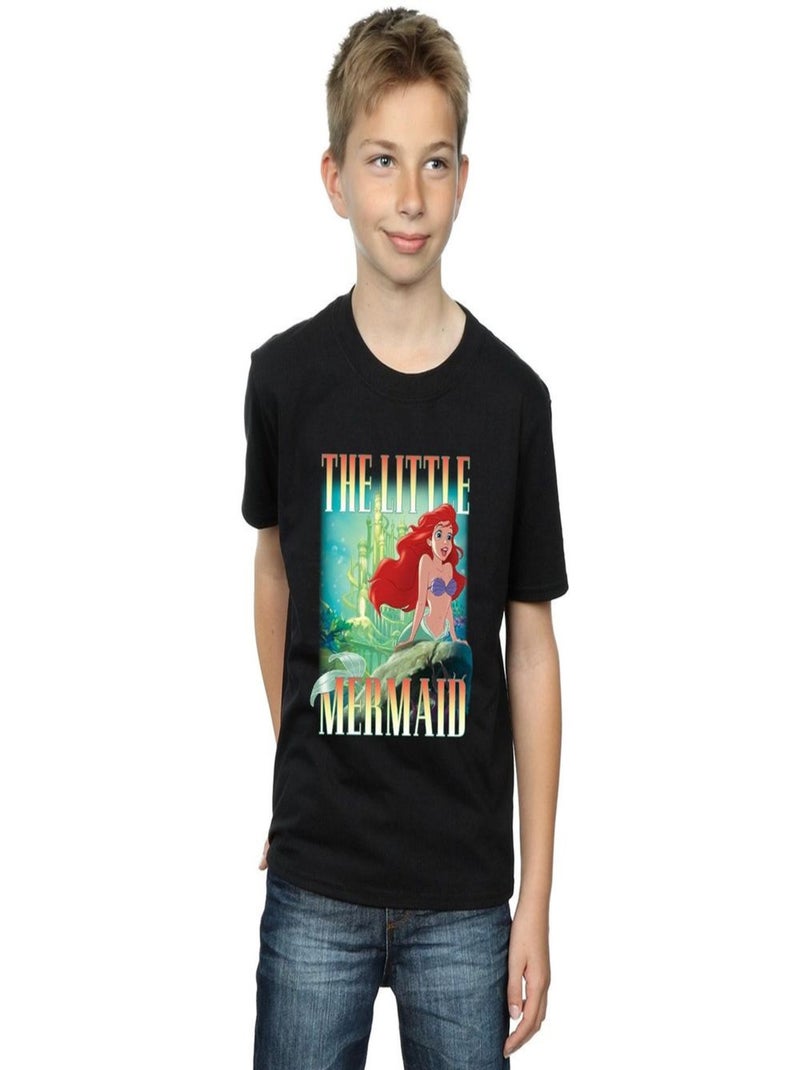 Disney - T-shirt THE LITTLE MERMAID Noir - Kiabi