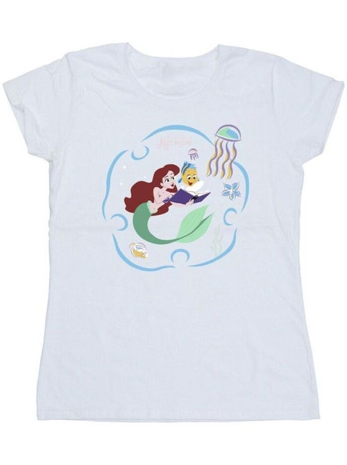 Disney - T-shirt THE LITTLE MERMAID READING A BOOK - Kiabi Disney - T-shirt THE LITTLE MERMAID READING A BOOK - Kiabi