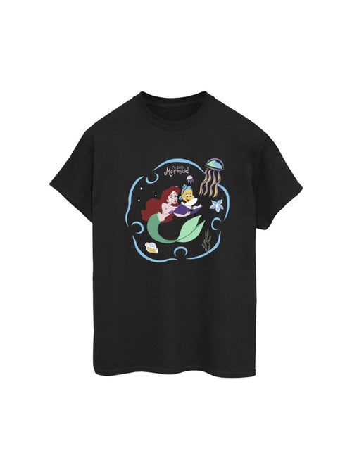 Disney - T-shirt THE LITTLE MERMAID READING A BOOK - Kiabi