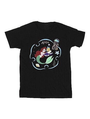 Disney - T-shirt THE La Petite Sirène READING A BOOK