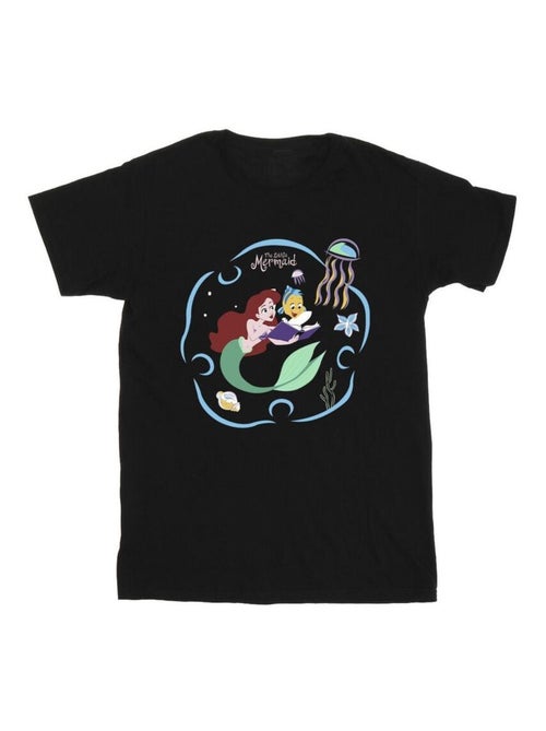Disney - T-shirt THE LITTLE MERMAID READING A BOOK - Kiabi
