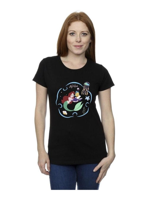 Disney - T-shirt THE LITTLE MERMAID READING A BOOK - Kiabi