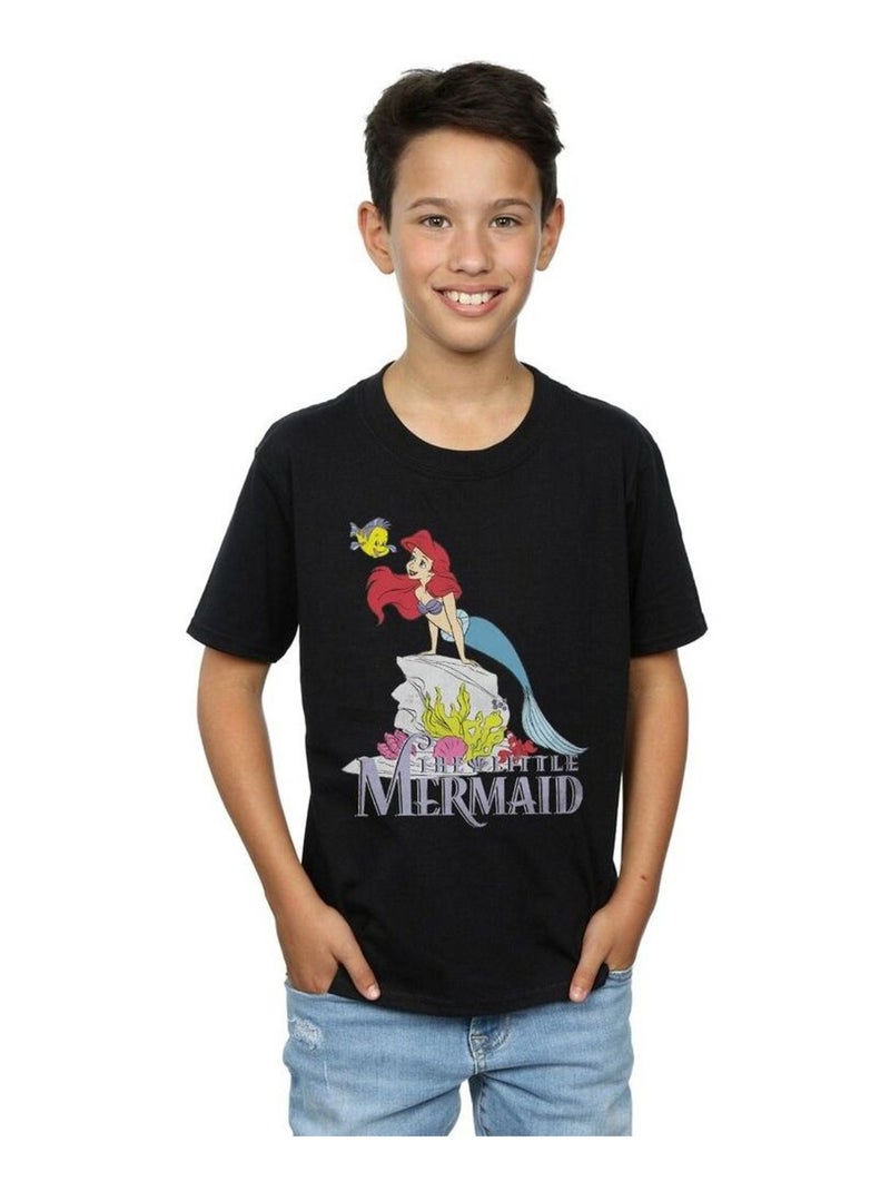 Disney - T-shirt THE LITTLE MERMAID SEA FRIEND Noir - Kiabi