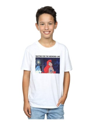 Disney - T-shirt THE LITTLE MERMAID WAITING FOR THE WEEKEND