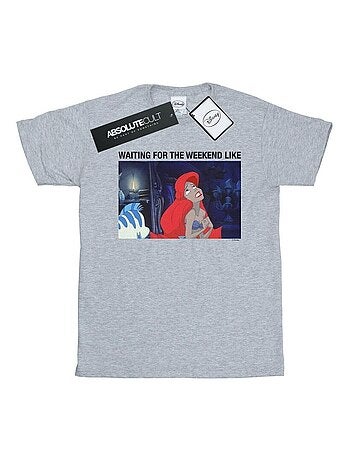 Disney - T-shirt THE LITTLE MERMAID WAITING FOR THE WEEKEND