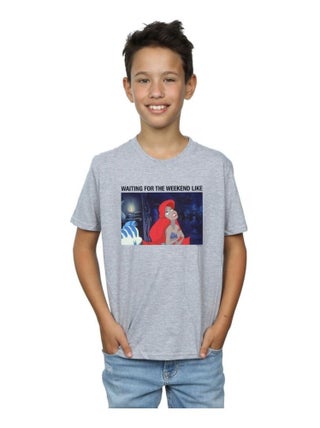 Disney - T-shirt THE LITTLE MERMAID WAITING FOR THE WEEKEND