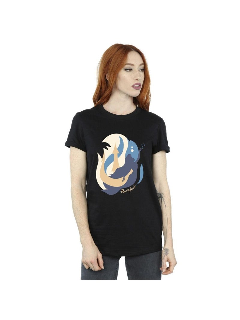 Disney - T-shirt THE LITTLE MERMAIDS Noir - Kiabi