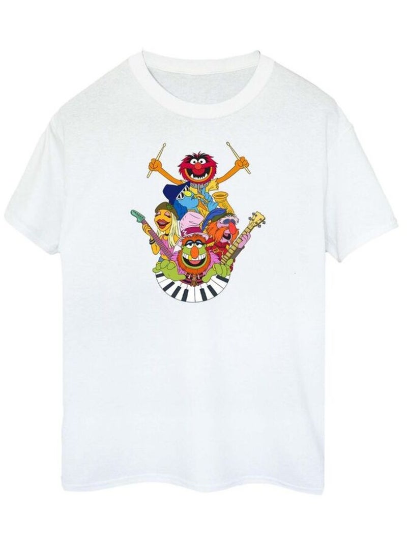 Disney - T-shirt THE MUPPETS DR TEETH AND THE ELECTRIC MAYHEM Blanc - Kiabi