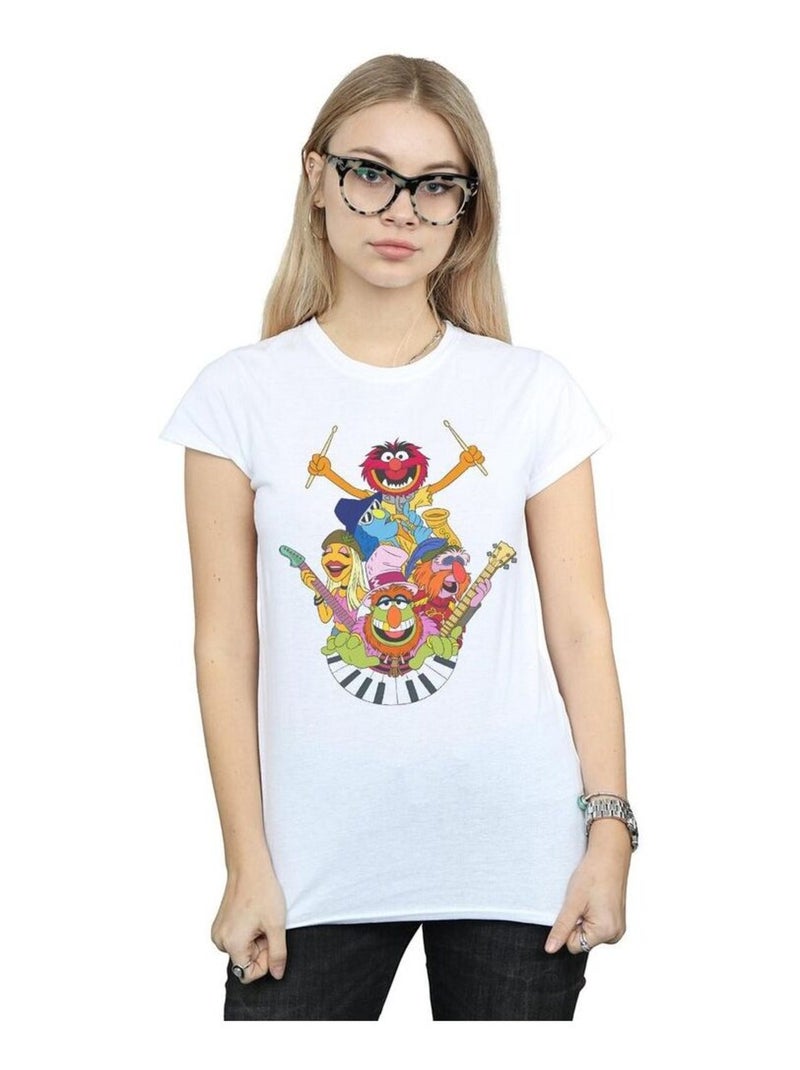 Disney - T-shirt THE MUPPETS DR TEETH AND THE ELECTRIC MAYHEM Blanc - Kiabi