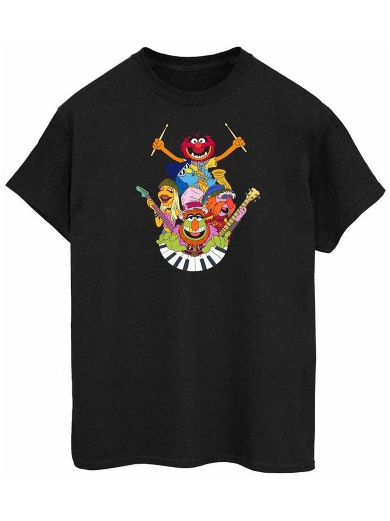 Disney - T-shirt THE MUPPETS DR TEETH AND THE ELECTRIC MAYHEM Noir - Kiabi