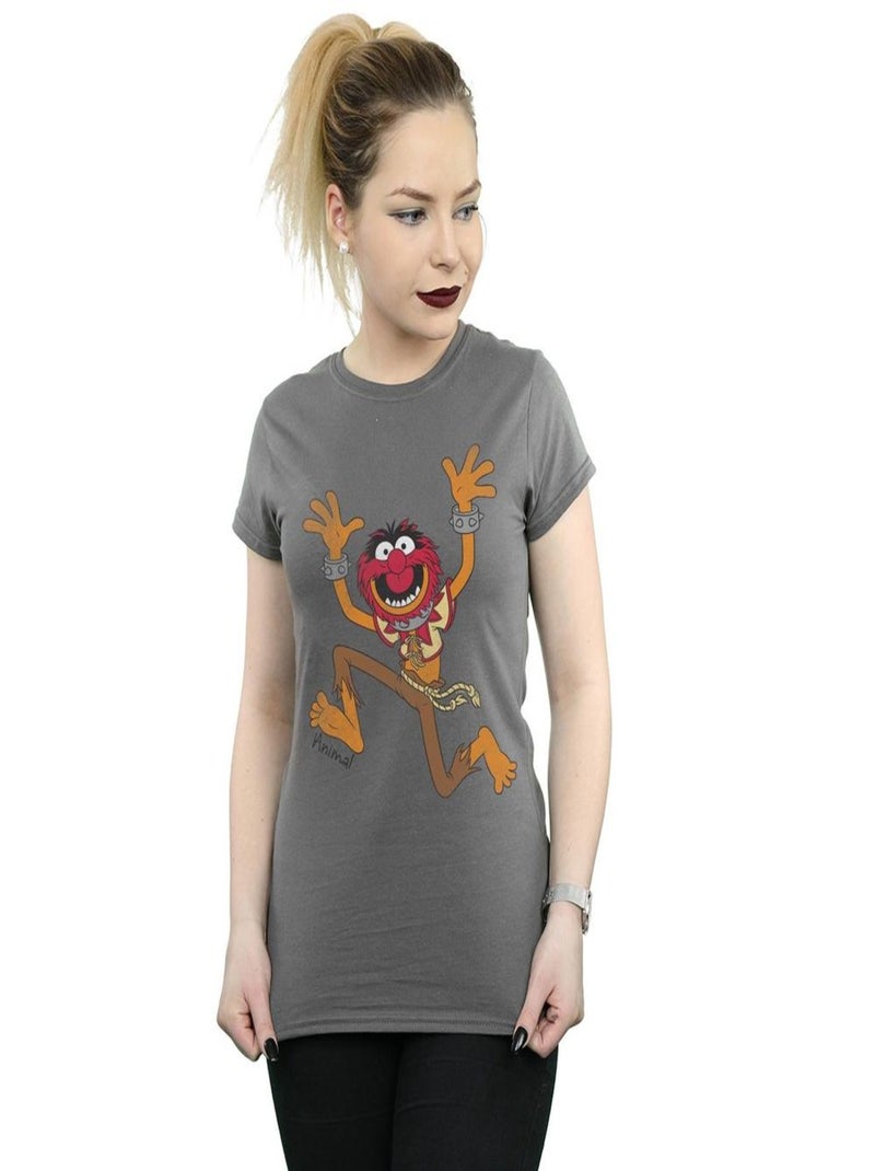 Disney - T-shirt THE MUPPETS Gris Noir - Kiabi