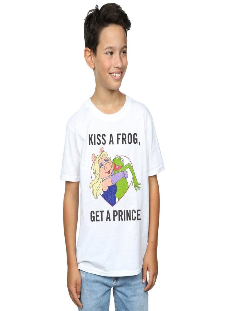 Disney - T-shirt THE MUPPETS KISS A FROG Blanc - Kiabi