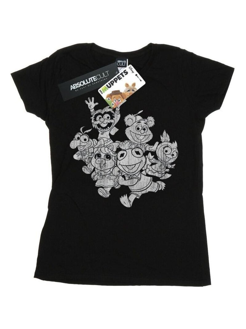 Disney - T-shirt THE MUPPETS MUPPET BABIES Noir - Kiabi